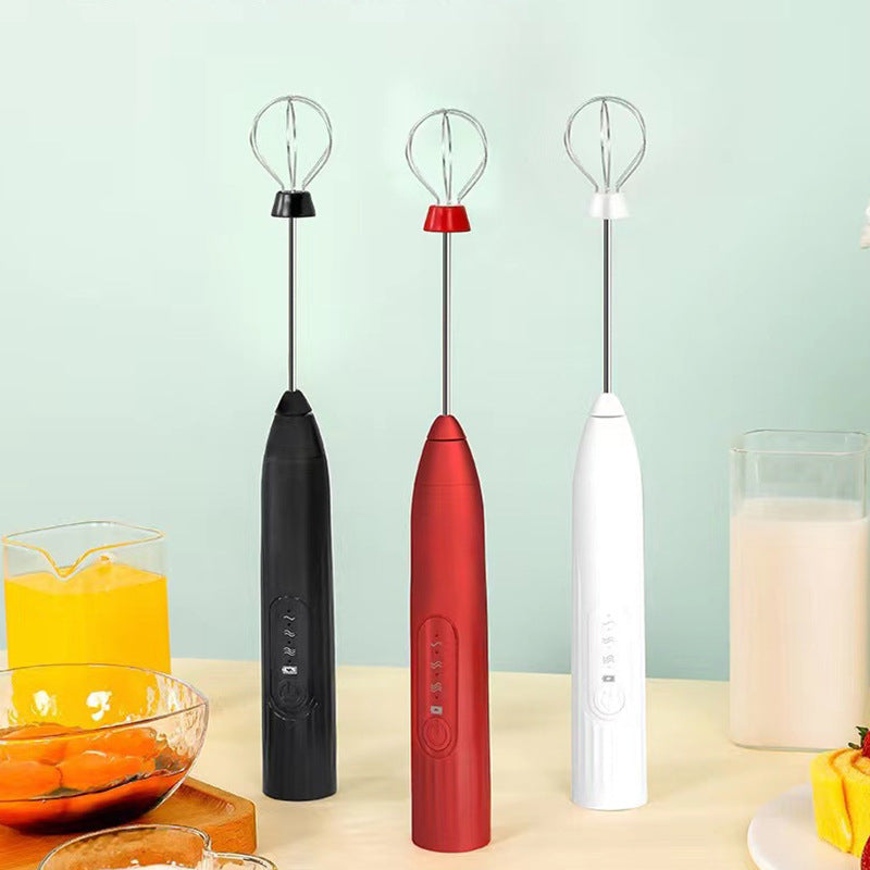 Electric Egg Beater Handheld Household Egg White Cream Automatic Beater Small Coffee Mixer Mini Egg Beater