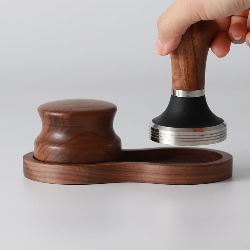 Walnut Round Base Pressing Hammer Storage Rack