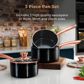 6 - Piece Non-Stick Aluminium Cookware Set