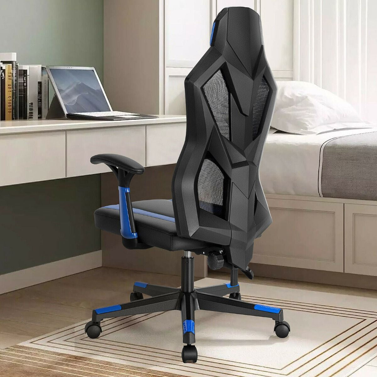 Racing Style Gaming Chair with Adjustable Back Height