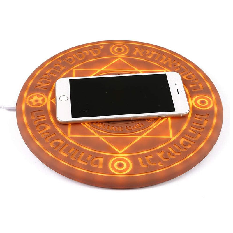 10W Creative Pattern Magic Array Wireless Charging Pad With Sound Effect_0