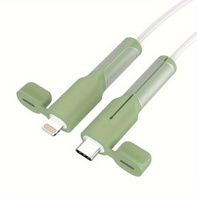 Mobile Phone Data Cable Protective Cover Silicone Anti-break Charging Cable Protective Cover With Dust Cap_27