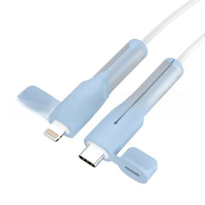 Mobile Phone Data Cable Protective Cover Silicone Anti-break Charging Cable Protective Cover With Dust Cap_30