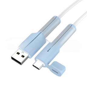 Mobile Phone Data Cable Protective Cover Silicone Anti-break Charging Cable Protective Cover With Dust Cap_36