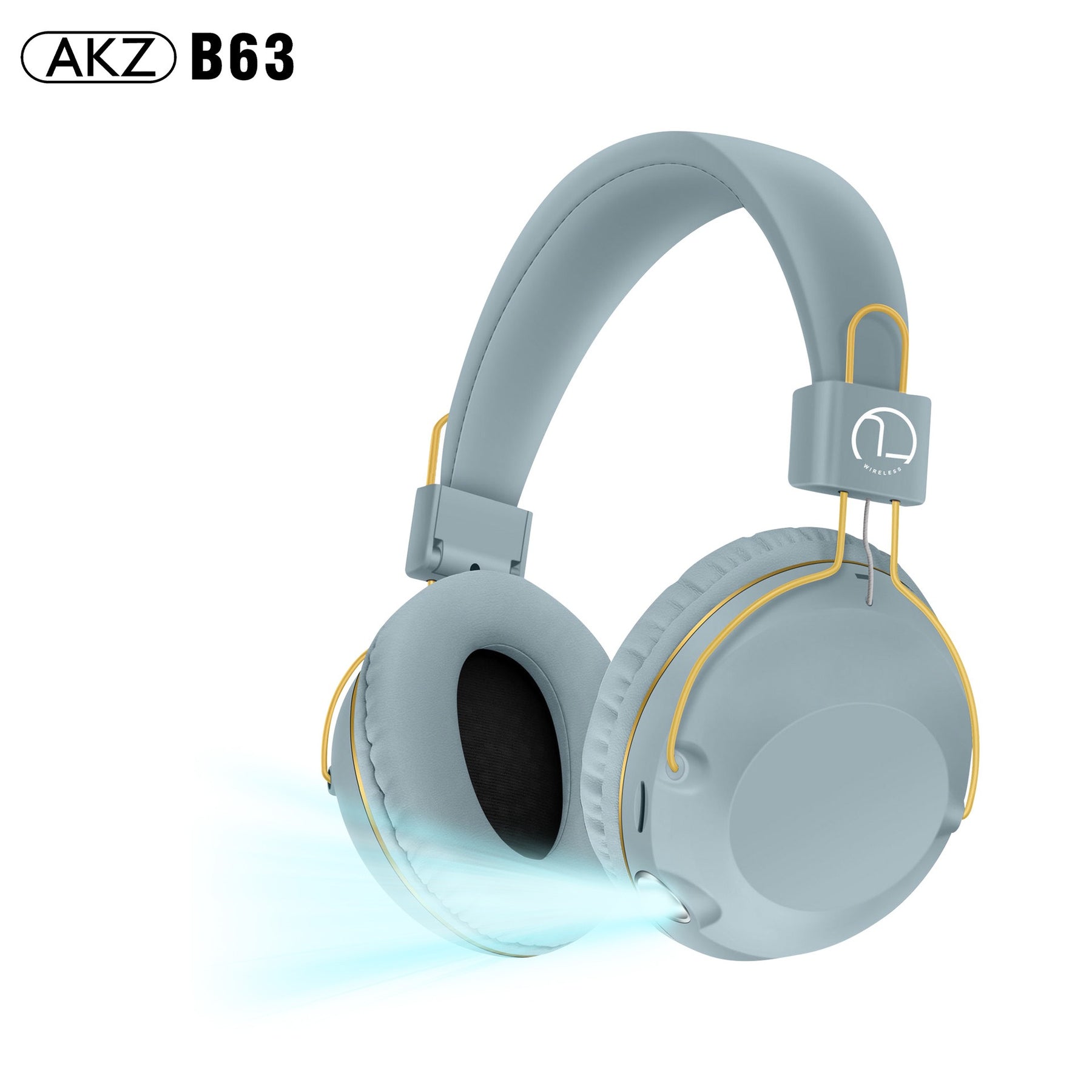 B863 Wireless Headset Bluetooth Headset Long Life Illuminated Music Headset Folding Storage