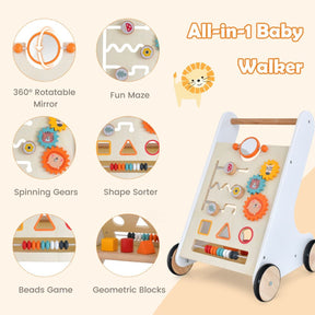 Push and Pull Learning Activity Walker with Shape Sorter