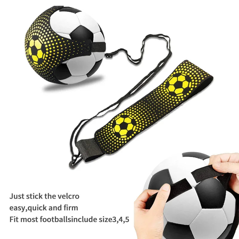 Soccer Ball Juggle Bags Children Auxiliary Circling Training Belt Kids Soccer Kick Trainer Kick Solo Soccer Trainer Football