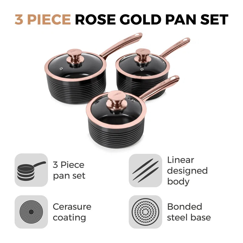 6 - Piece Non-Stick Aluminium Cookware Set