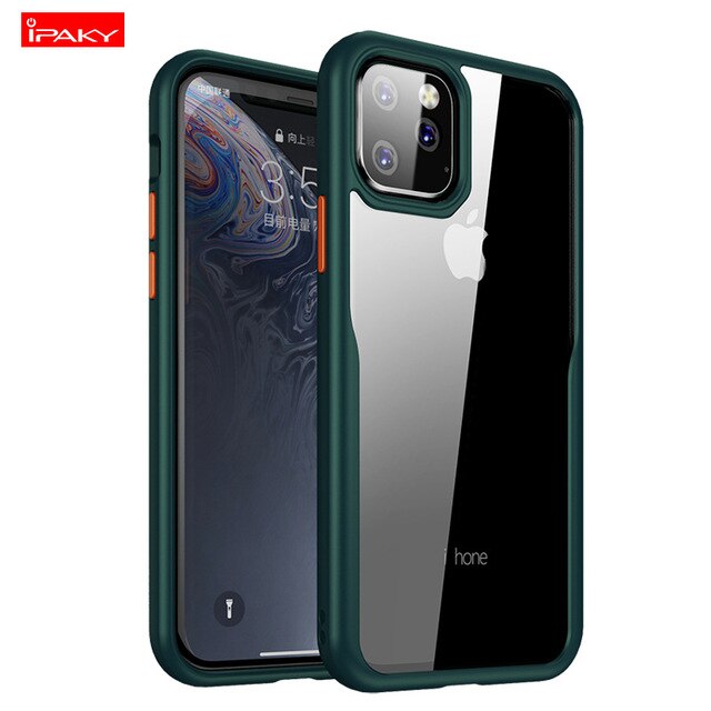 Applicable to Apple 11 mobile phone shell new iphone11 6.1 protective cover shatter-resistant 6.5 lanyard transparent soft shell