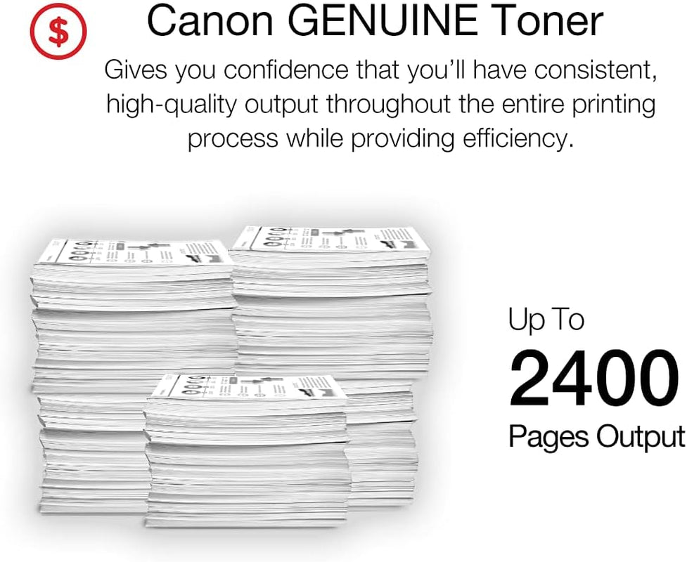 Genuine Toner Cartridge 137 Black (9435B001), 1-Pack Imageclass Mf212W, Mf216N, Mf217W, Mf244Dw, Mf247Dw, Mf249Dw, Mf227Dw, Mf229Dw, Mf232W, Mf236N, Lbp151Dw, D570 Laser Printers