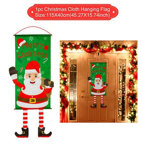 Garland Merry Christmas Decor for Home Cristmas Decor Navidad Christma Ornaments Christmas Door Xmas Happy New Year