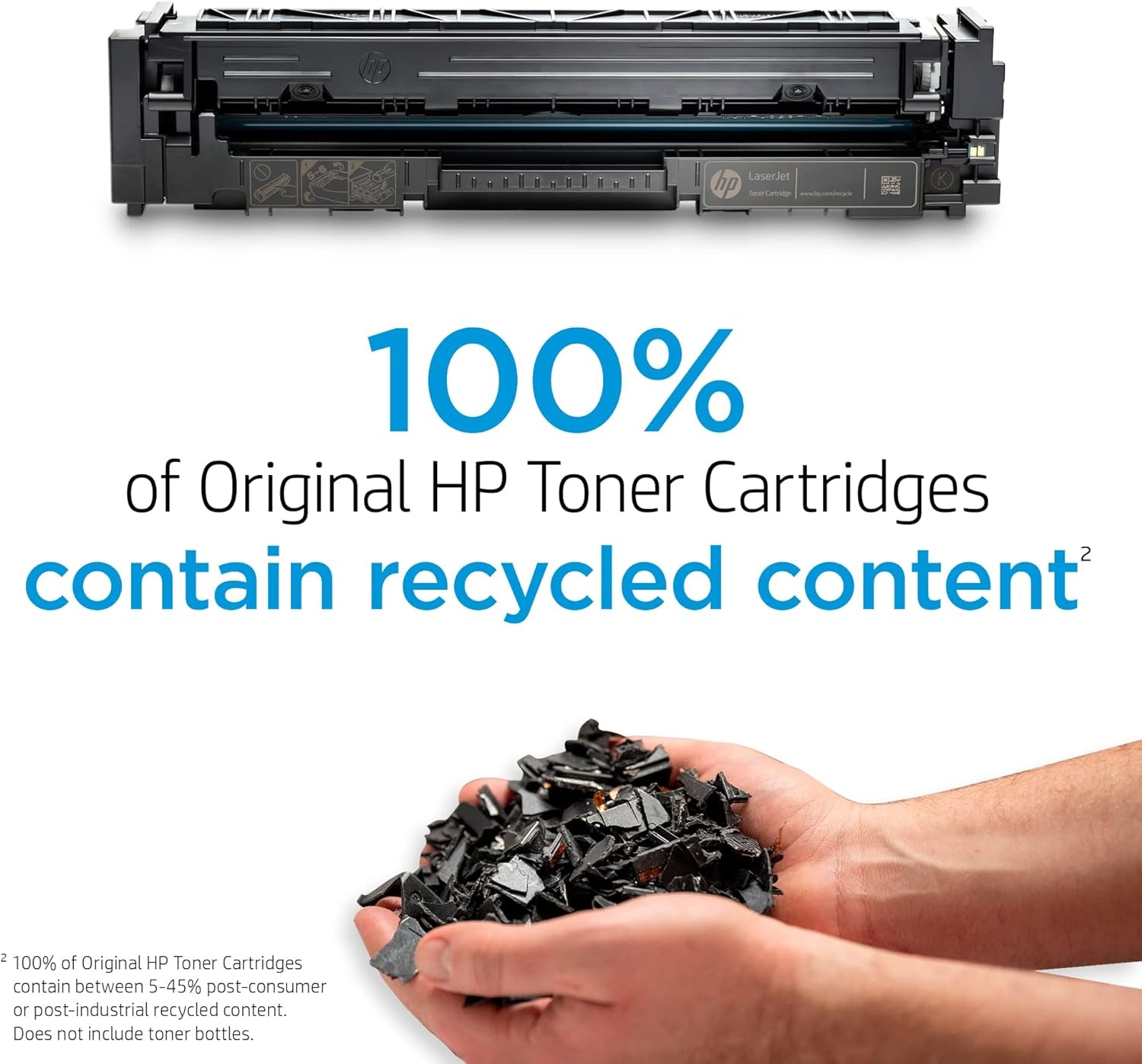 206A Black Toner Cartridge | Works with  Color Laserjet Pro M255,  Color Laserjet Pro MFP M282, M283 Series | W2110A , 1 Count ( Pack of 1)