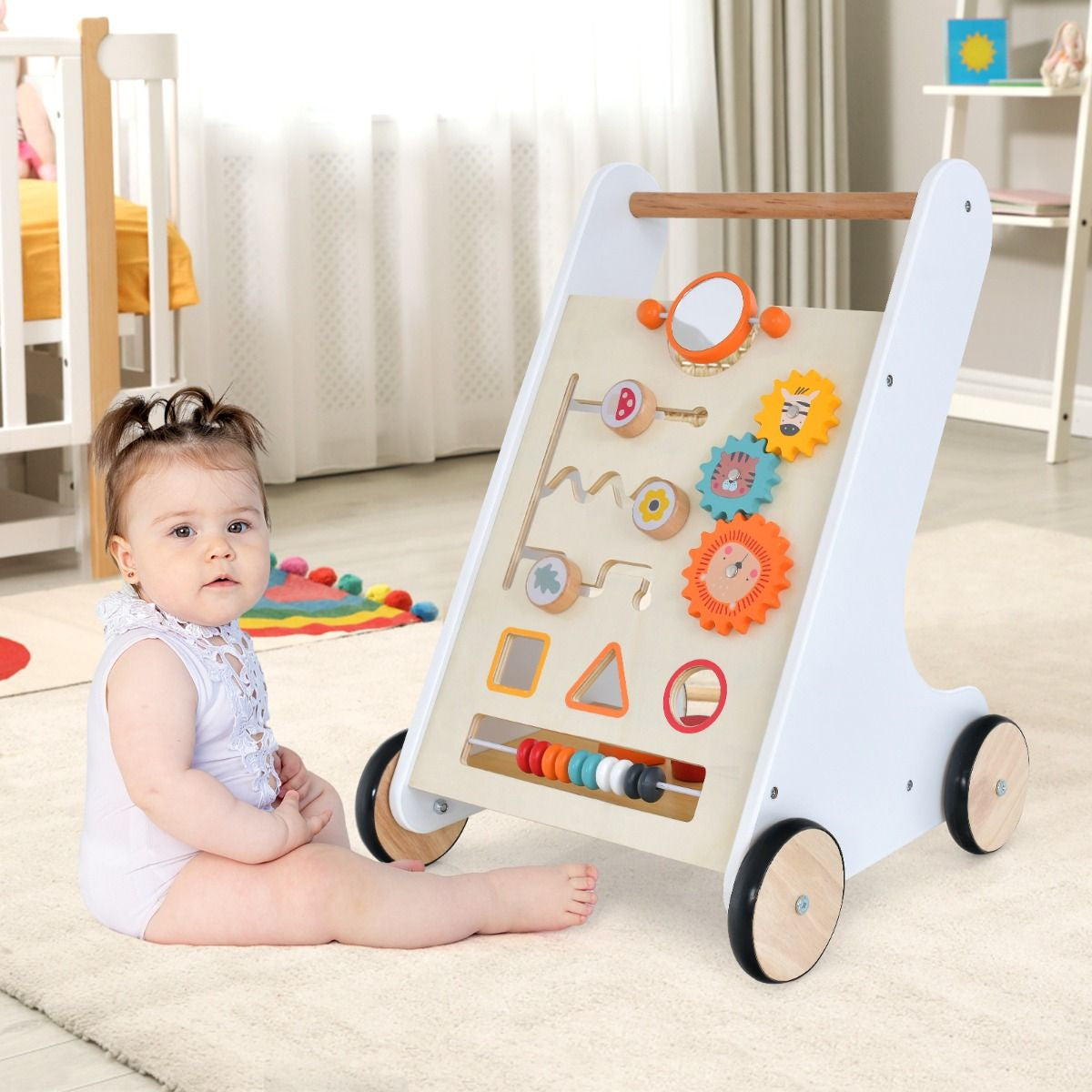 Push and Pull Learning Activity Walker with Shape Sorter