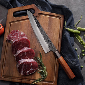 Forged Kitchen Knife 9cr18MOV Stainless Steel Slicing Knife Santoku Knife Kitchen Salmon Sashimi Knife Meat Cleaver