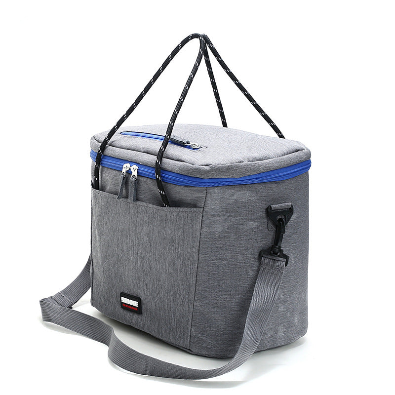 Outdoor Thermal Insulation Car Refrigerator Portable Large Capacity Household Thermal Insulation Bag Oxford Cloth Ice Bag