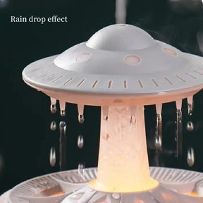 Rain Drop Air Humidifier Essential Oil Diffuser 350ml 7 Colors LED Lamp Ultrasonic Remote Control USB Rain Cloud Aroma Diffuser