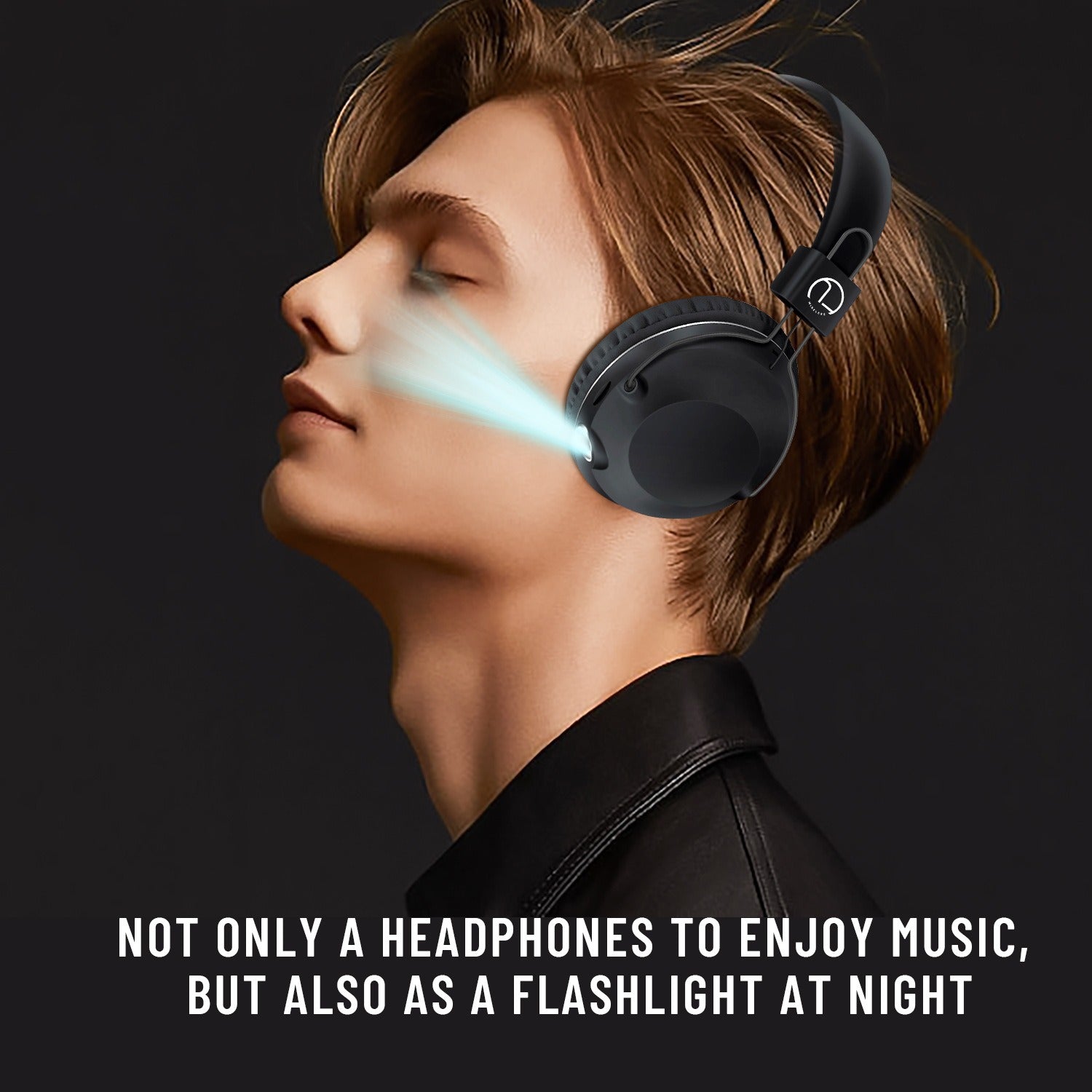 B863 Wireless Headset Bluetooth Headset Long Life Illuminated Music Headset Folding Storage