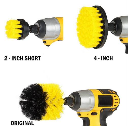 Power Scrubber Brush Set for Bathroom Car | Drill Scrubber Brush