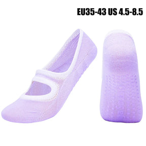 Women High Quality Pilates Socks Anti-Slip Breathable Backless Yoga Socks Ankle Ladies Ballet Dance Sports Socks