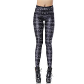 High Waist Legins Music Note Sheet Digital Leggins Printed Women Fitness Leggings Women Pants