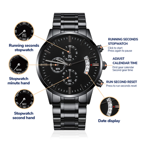 Buyer Special Black Chronograph Watch