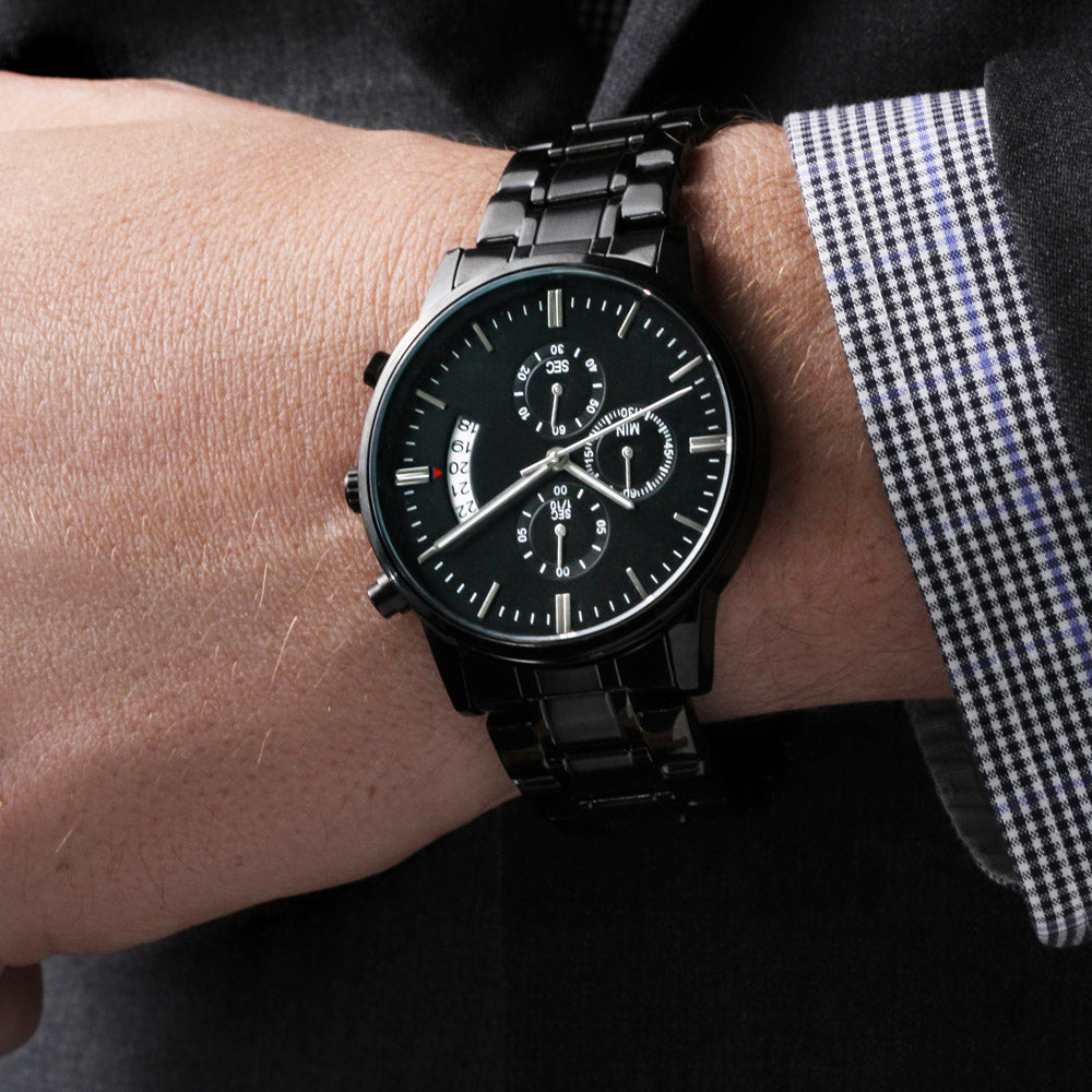 Buyer Special Black Chronograph Watch