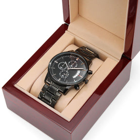 Buyer Special Black Chronograph Watch