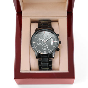 Buyer Special Black Chronograph Watch