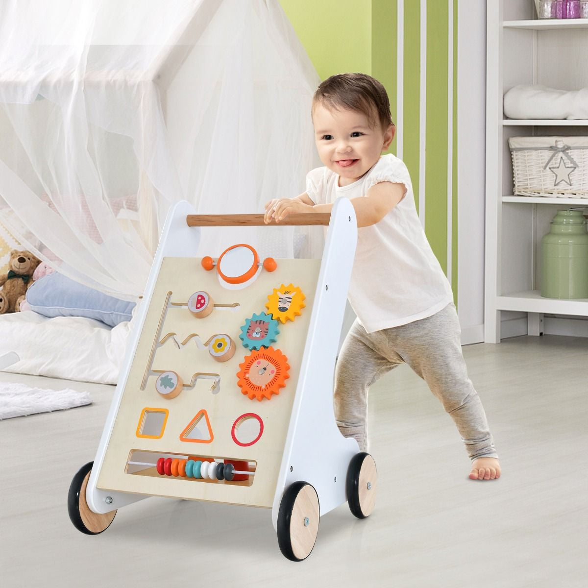 Push and Pull Learning Activity Walker with Shape Sorter