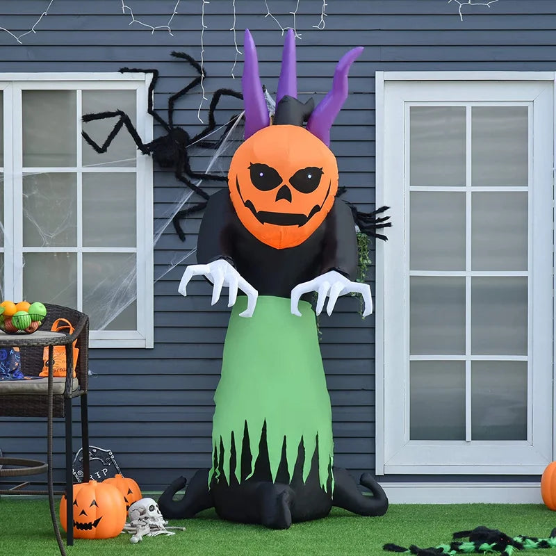 Pumpkin Ghost Inflatable