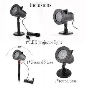 12 Patterns Christmas Projector Laser Lights- AU/UK/US/EU Plugged-in_4