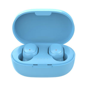 Wireless Headphones Stereo Headset Mini Earbuds with Mic- USB Charging_5