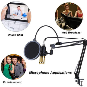 Karaoke Microphone BM-800 Studio Condenser Microphone for Broadcasting, Singing and Recording_13
