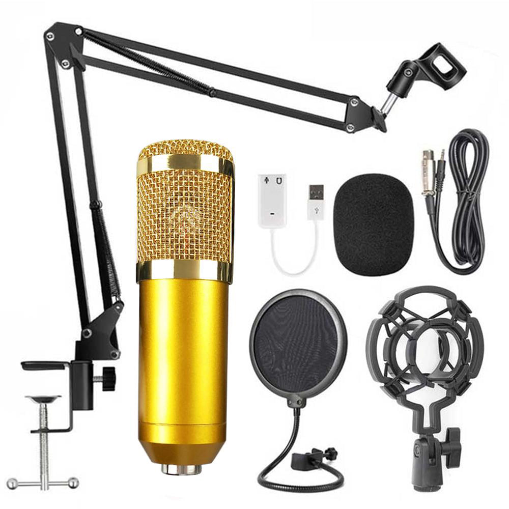Karaoke Microphone BM-800 Studio Condenser Microphone for Broadcasting, Singing and Recording_9
