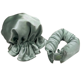 Heatless Hair Curler Bun Bons Hair Rollers with Cap_5