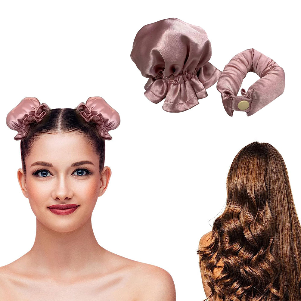 Heatless Hair Curler Bun Bons Hair Rollers with Cap_8