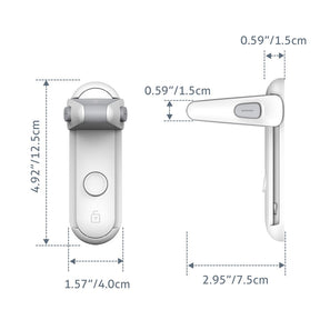 Baby Guard Door Safety Lock Door Handle Additional Protective Latch_3