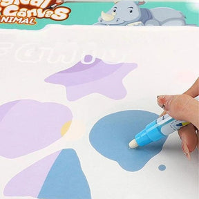 Reusable Mess Free Aqua Magic Doodle Mat Educational Toy for Kids_9