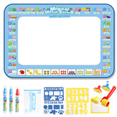 Reusable Mess Free Aqua Magic Doodle Mat Educational Toy for Kids_18