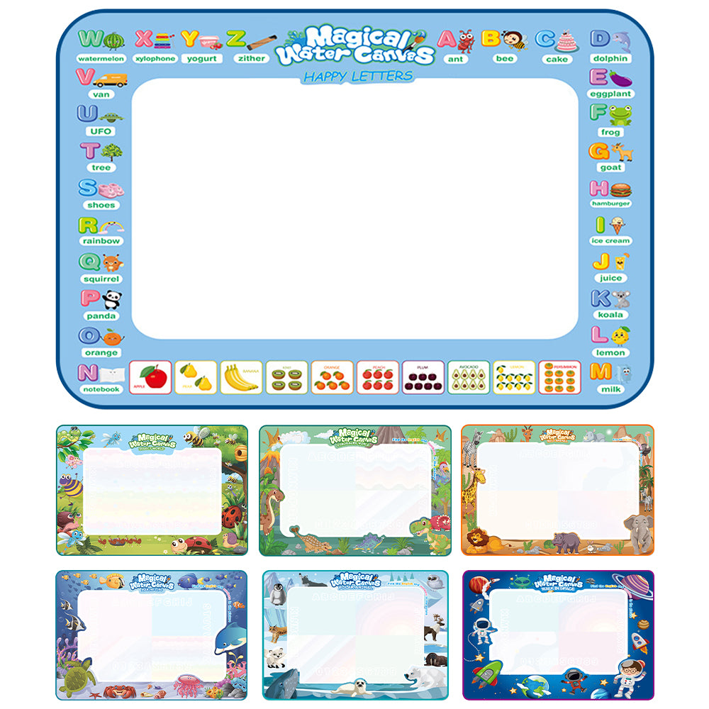 Reusable Mess Free Aqua Magic Doodle Mat Educational Toy for Kids_0